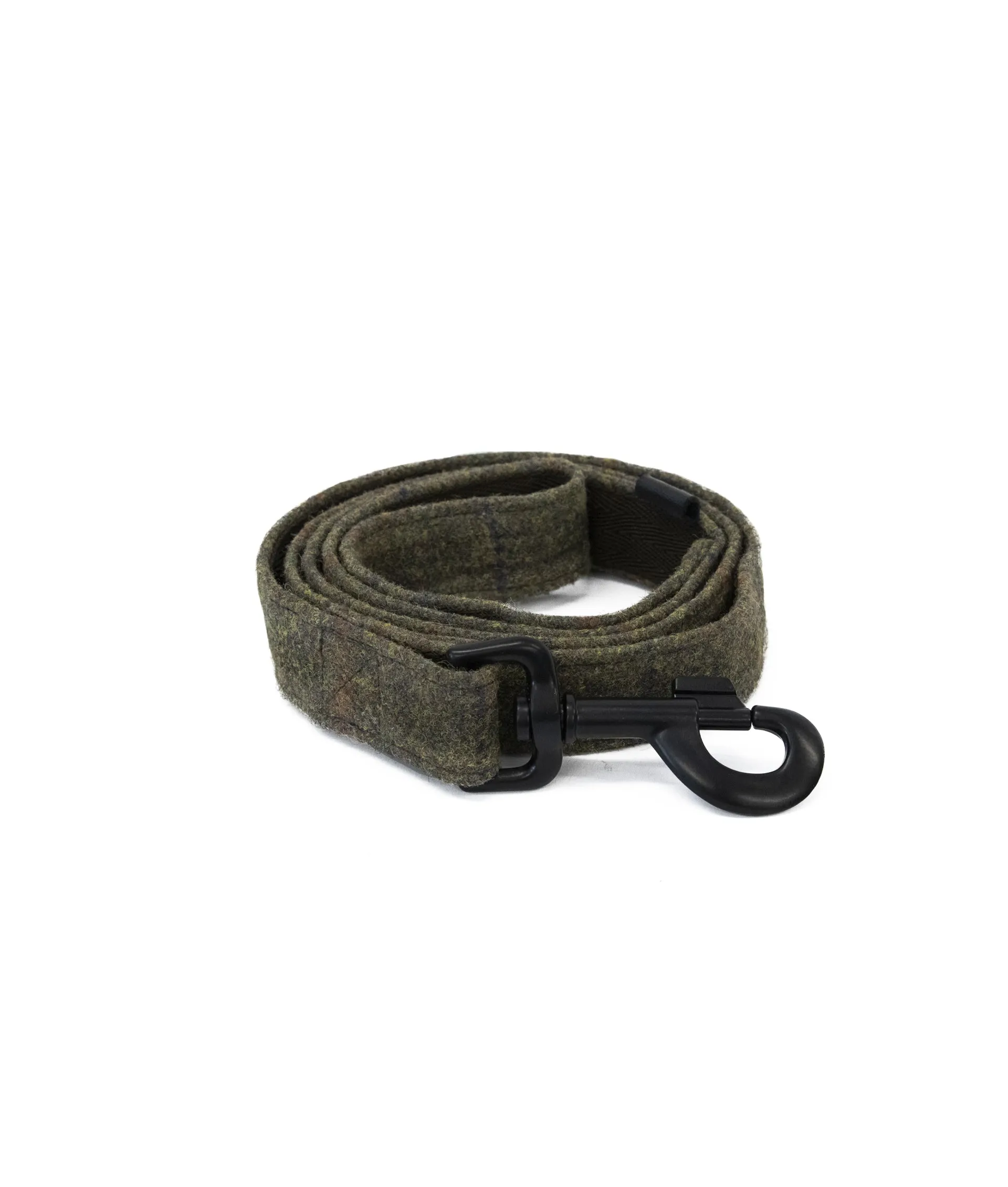 Dog Lead - Brown Waxed Tweed