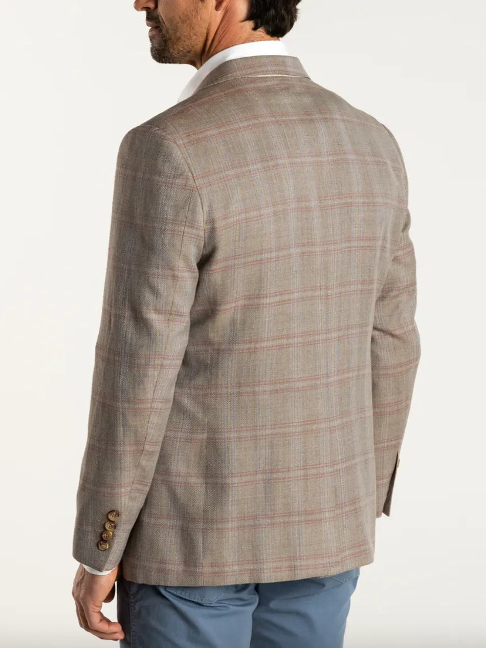 Duck Head Grier Plaid Sportcoat Walnut