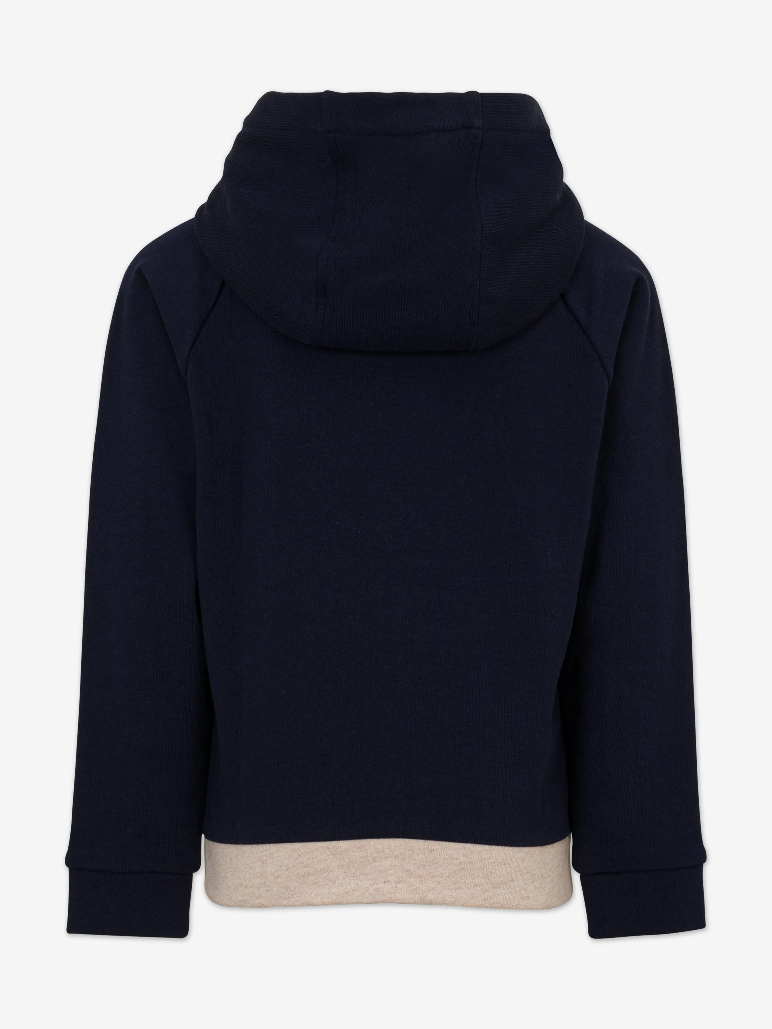 Eleventy Boys Logo Hoodie in Navy