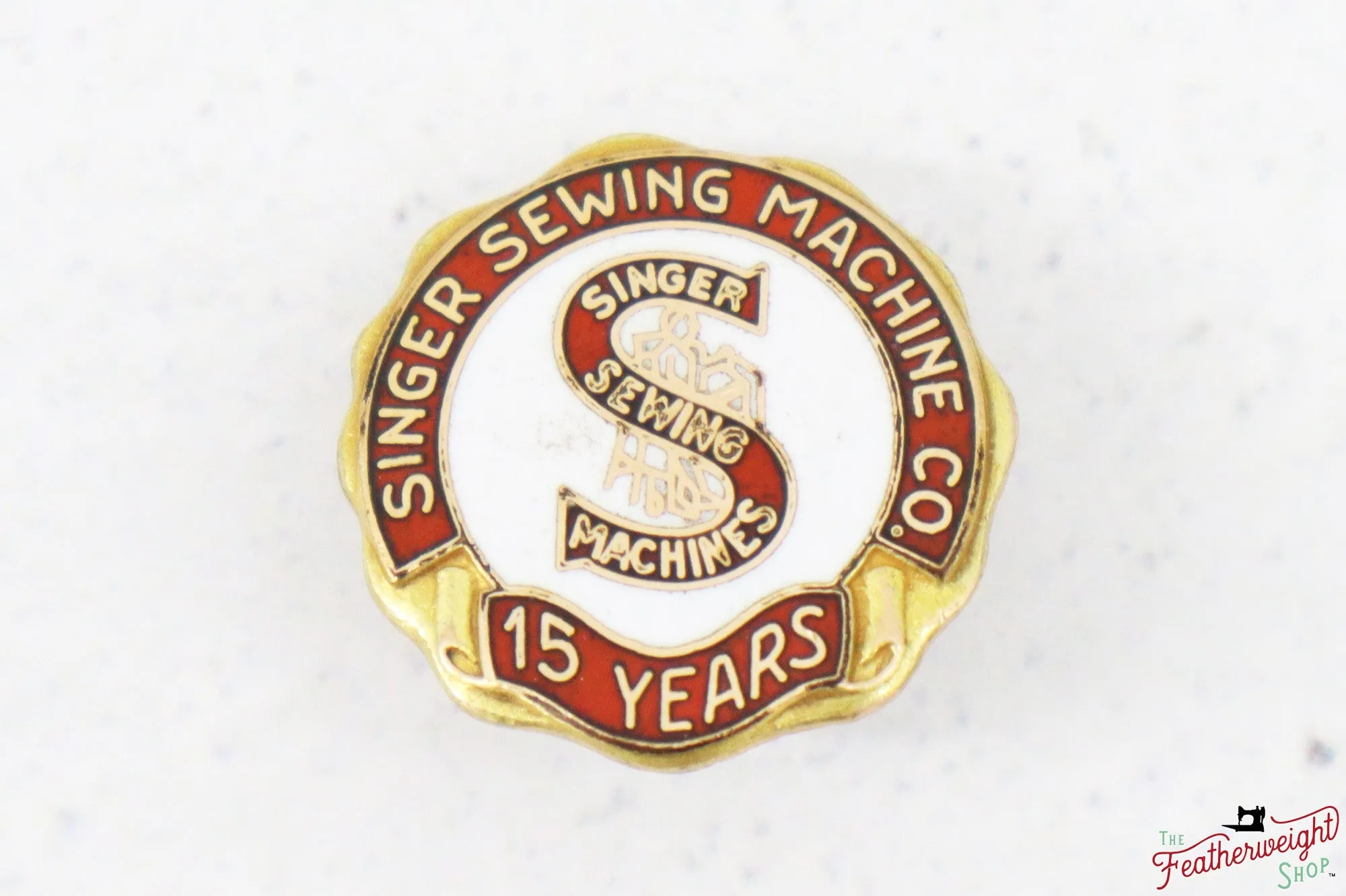 Employee Years of Service Pin - RARE Singer (Vintage Original)