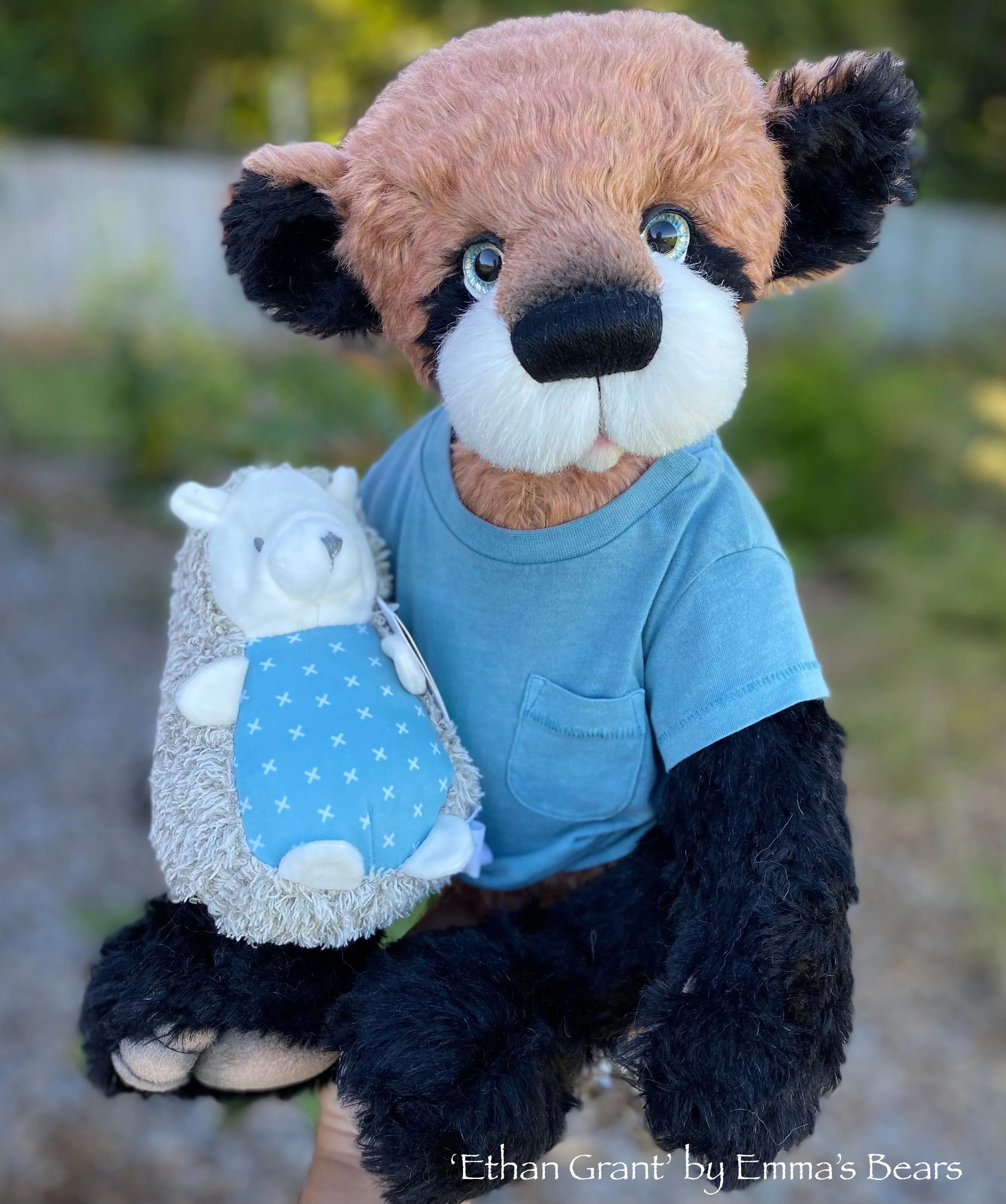 Ethan Grant - 21" Mohair Toddler Artist Bear by Emma's Bears - OOAK