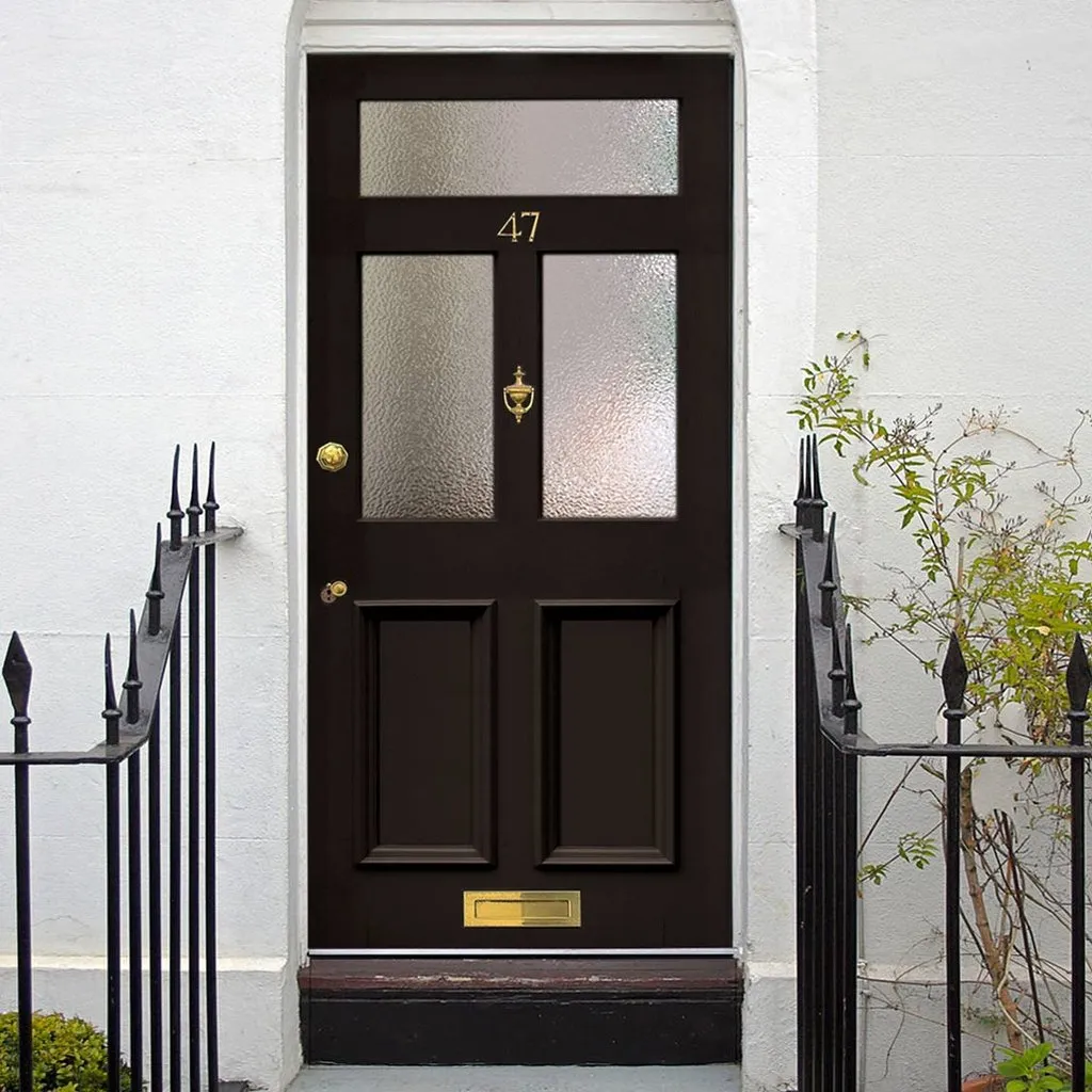 Exterior Victorian Nightingale Made to Measure Front Door - 45mm Thick - Six Colour Options - Toughened Double Glazing - 3 Pane