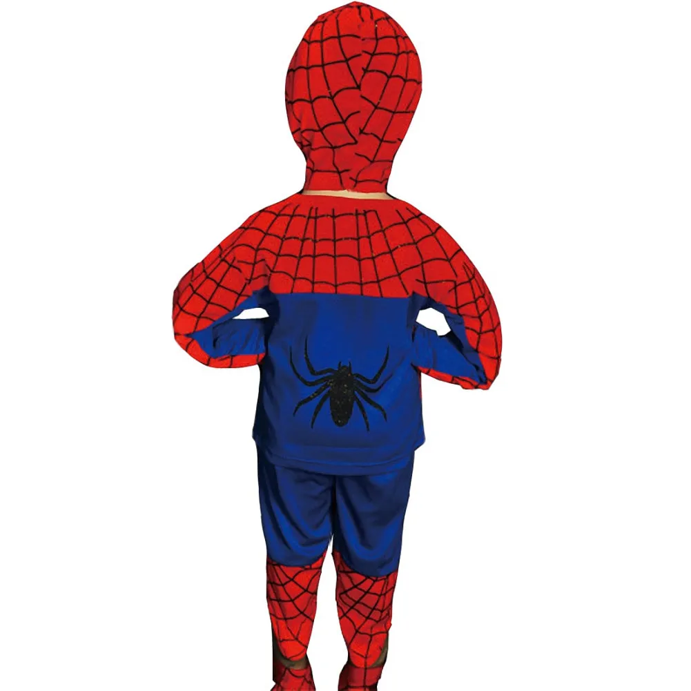 FC005 - Spider Superhero Costume with Mask for Toddler & Kids Boys