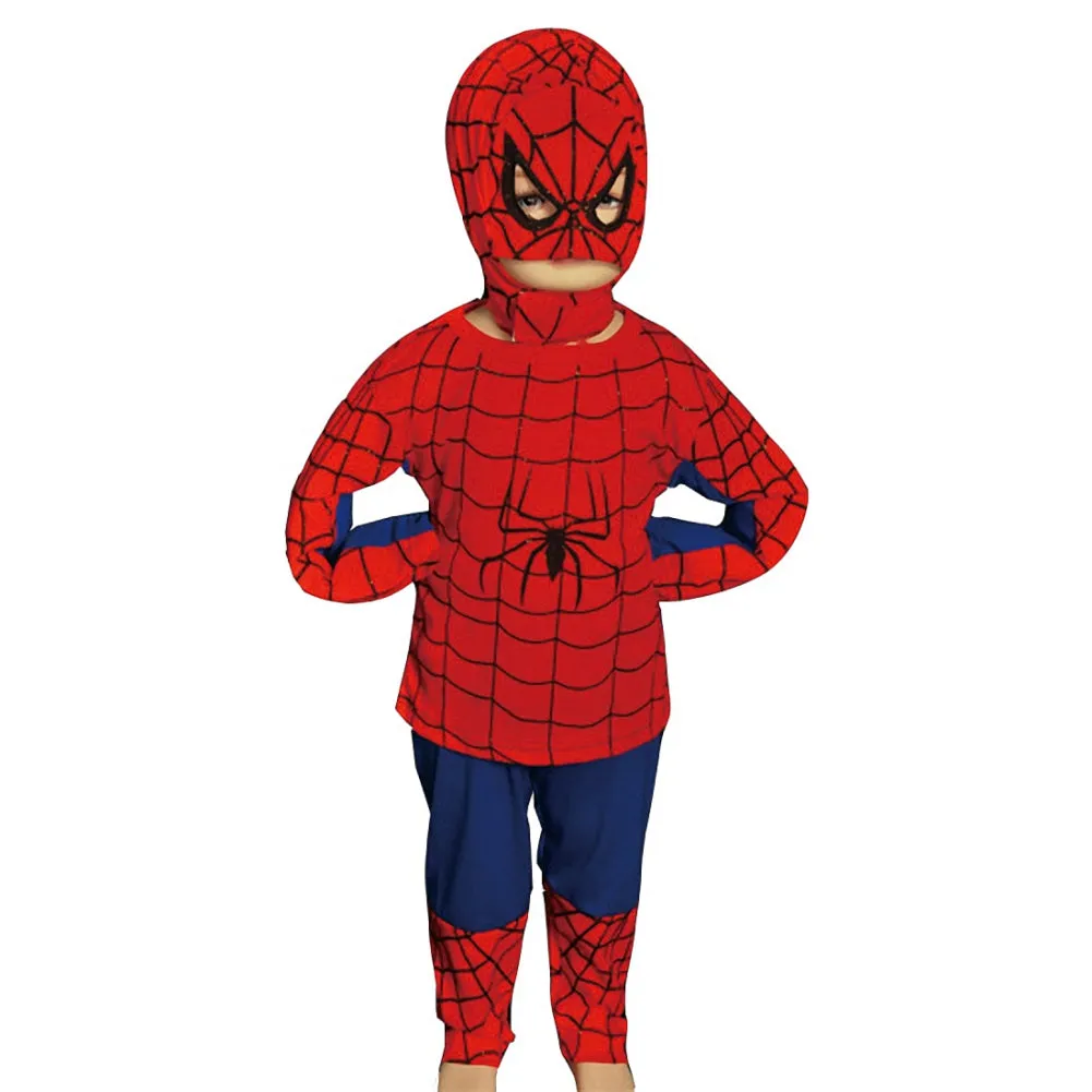 FC005 - Spider Superhero Costume with Mask for Toddler & Kids Boys