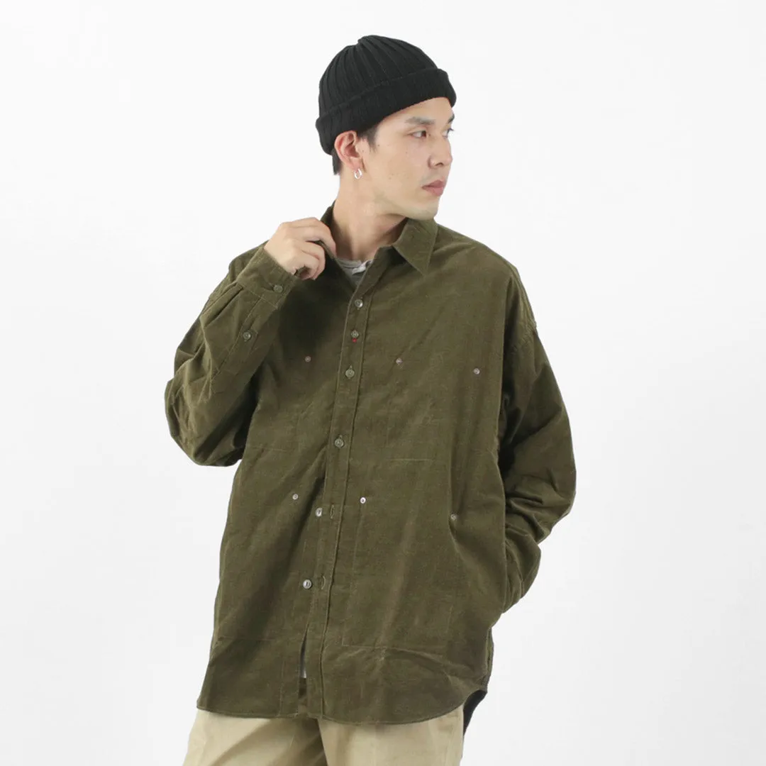 FOB FACTORY / F3482 CORDUROY BALL SHIRT