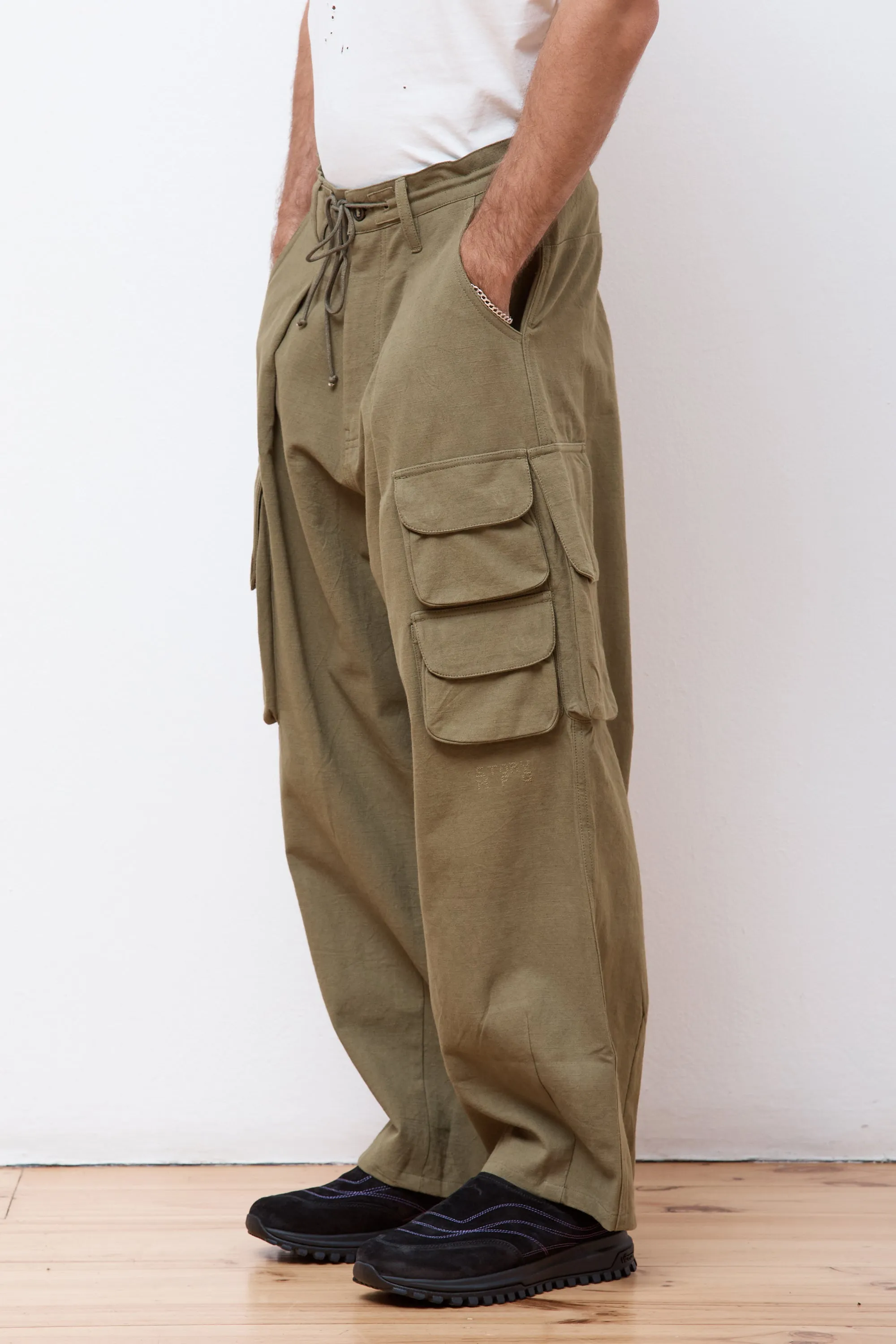 Forager Pants Olive Slub