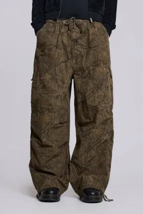 Forest Camo Parachute Pants