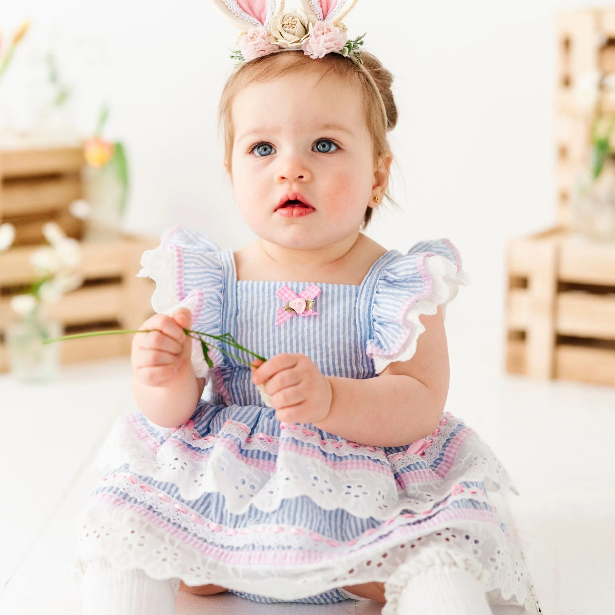 Gingham Tiered Dress