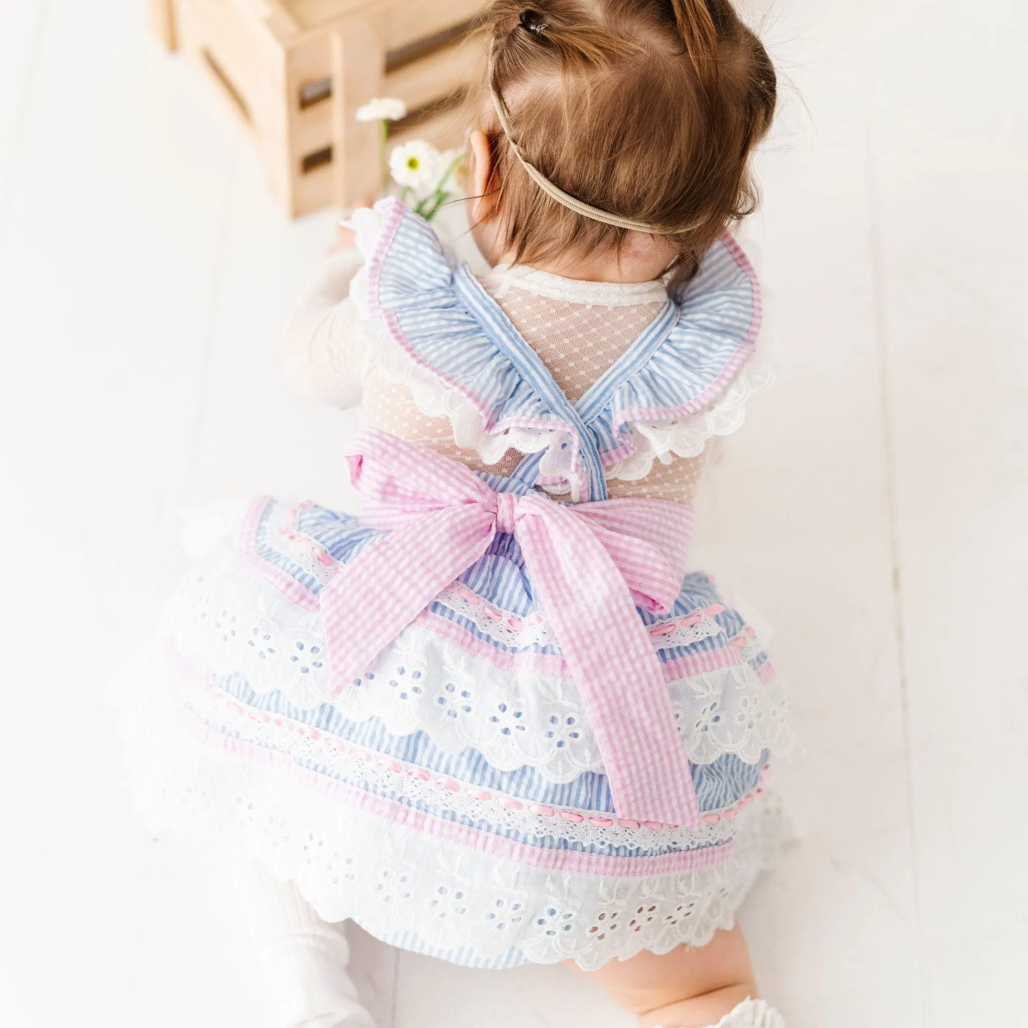 Gingham Tiered Dress