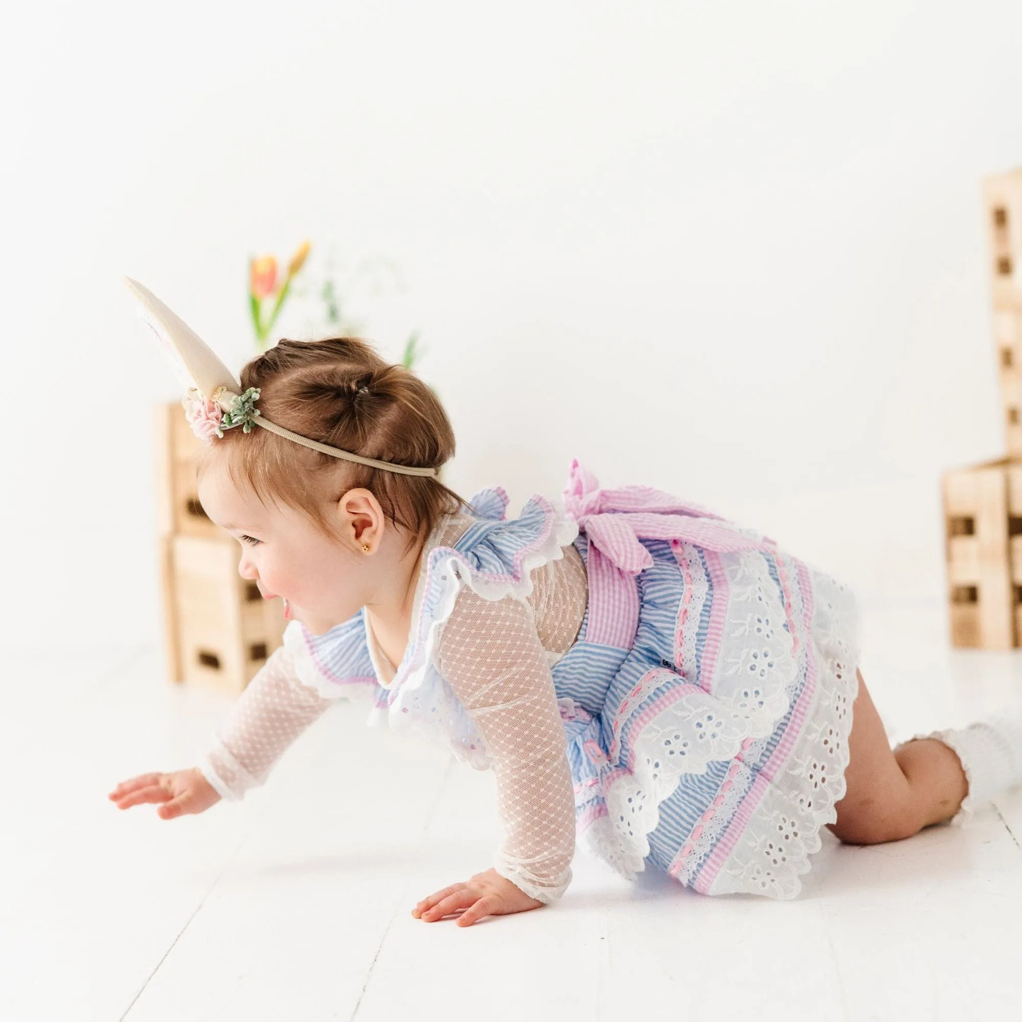 Gingham Tiered Dress