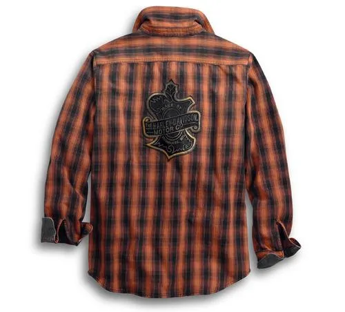 Harley-Davidson® Men's Oak Leaf Plaid Shirt - 99010-18VM