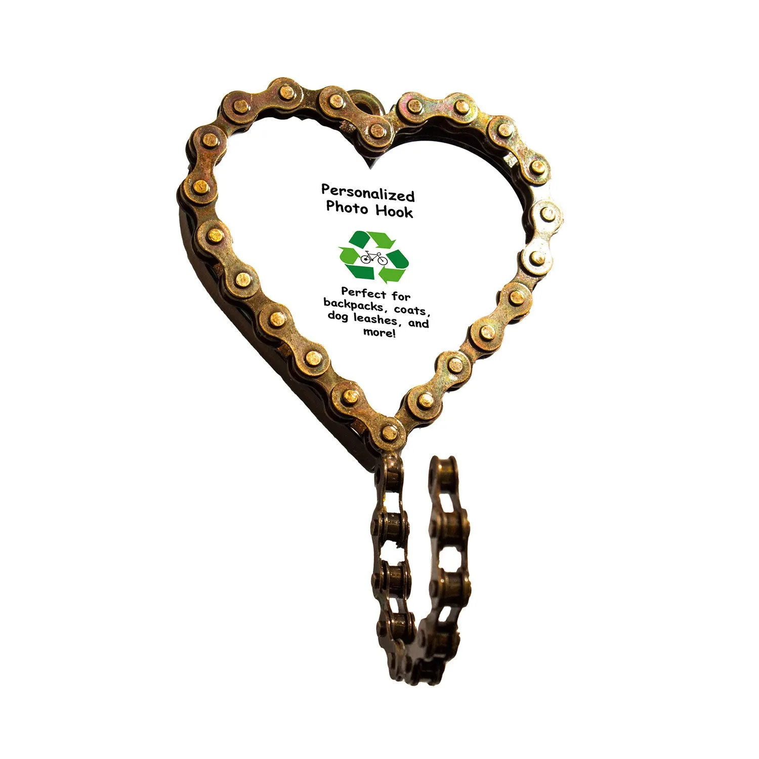 Heart Bicycle Chain Picture Frame Hook Mira