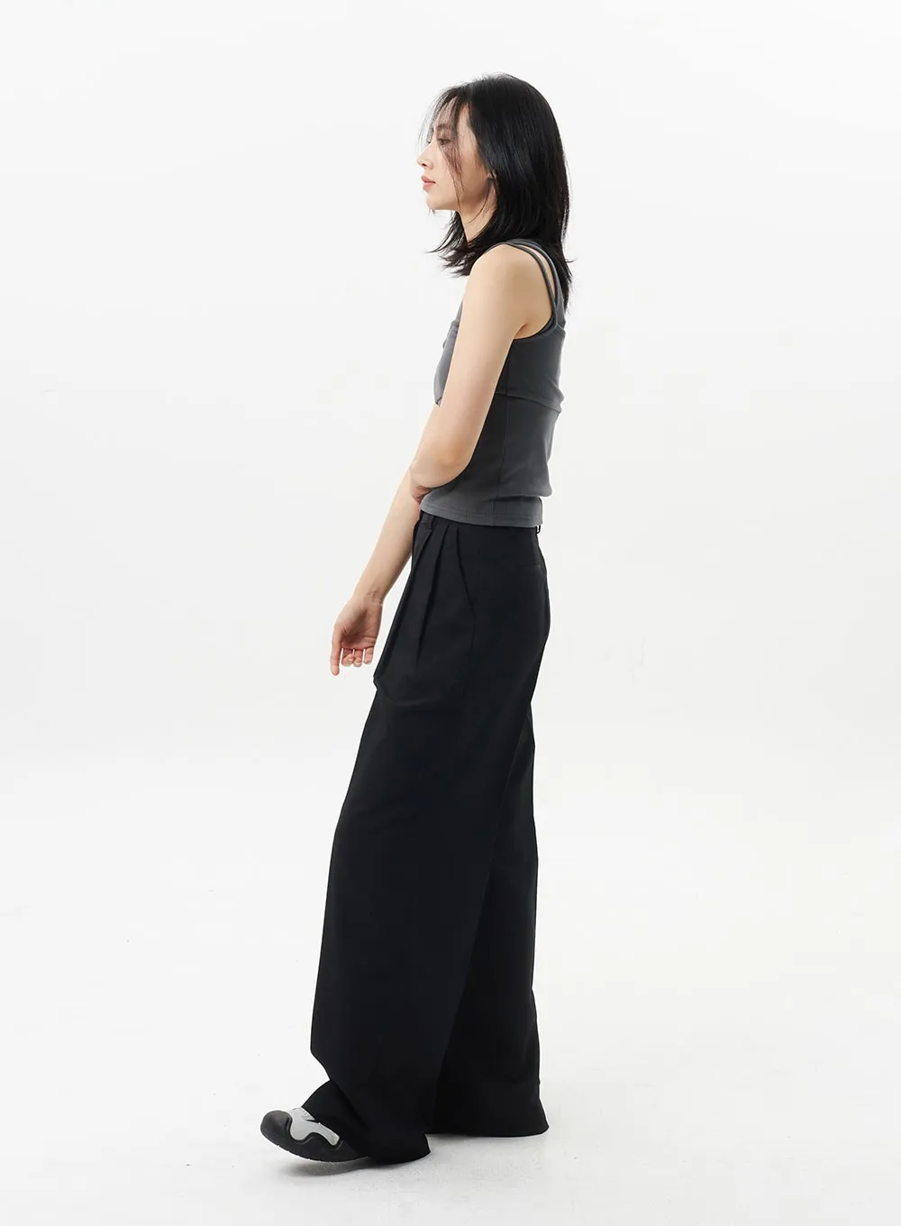 High Waist Tailored Pants OL312