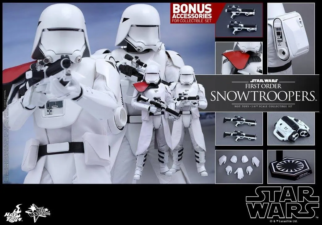 Hot Toys - MMS323 – Star Wars: The Force Awakens - 1/6th scale First Order Snowtroopers Collectible Figures Set