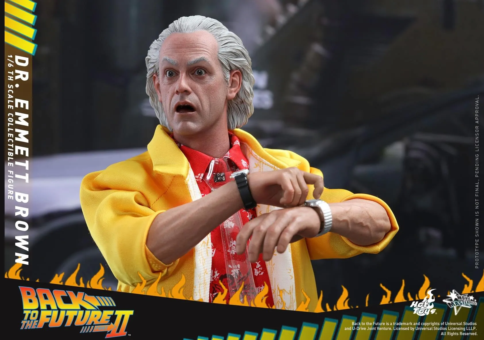 Hot Toys – MMS380 – Back to the Future Part II –  Dr. Emmett Brown