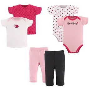 Hudson Baby Layette Boxed Giftset, Ladybug