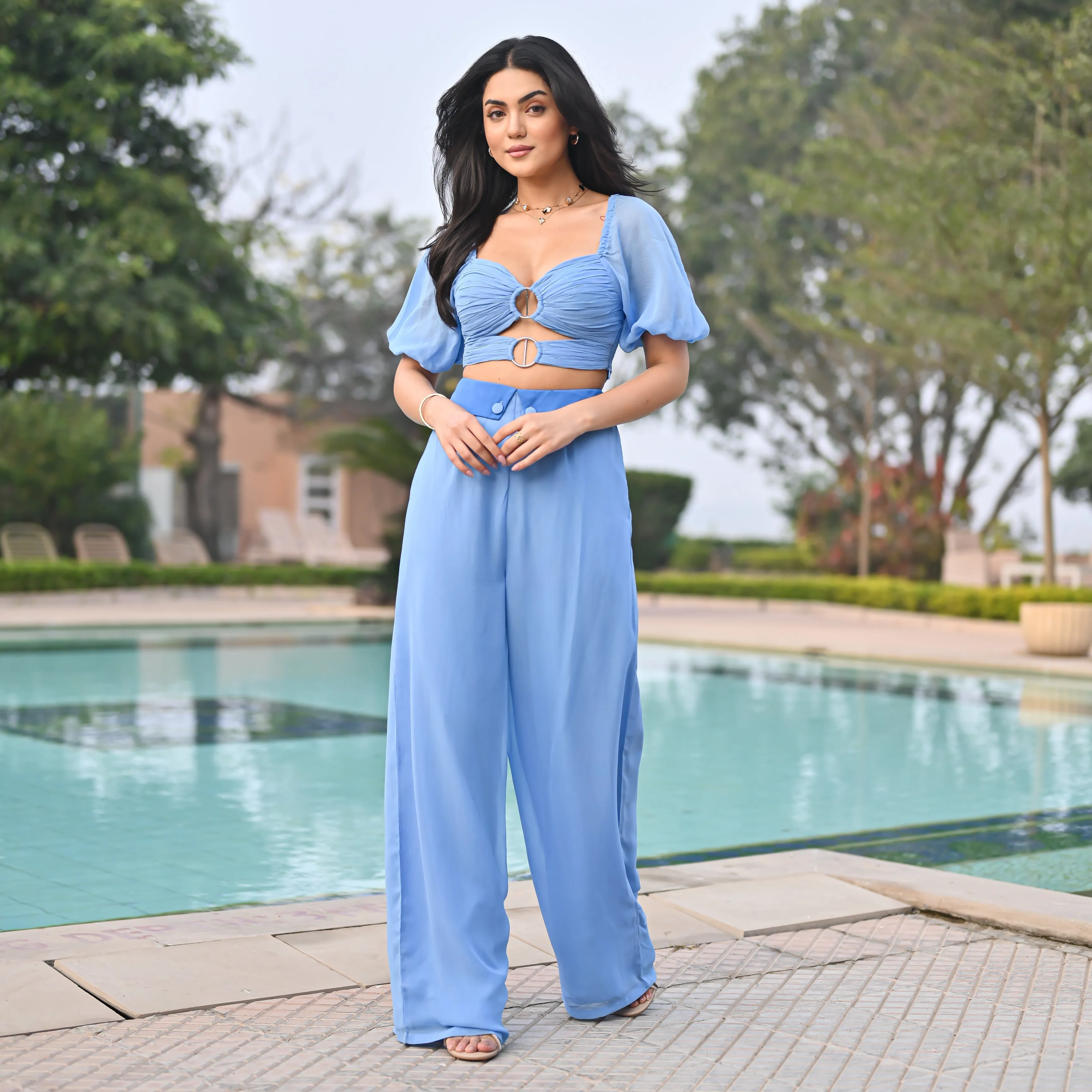 Icy Winds Buckle Co-ord Set