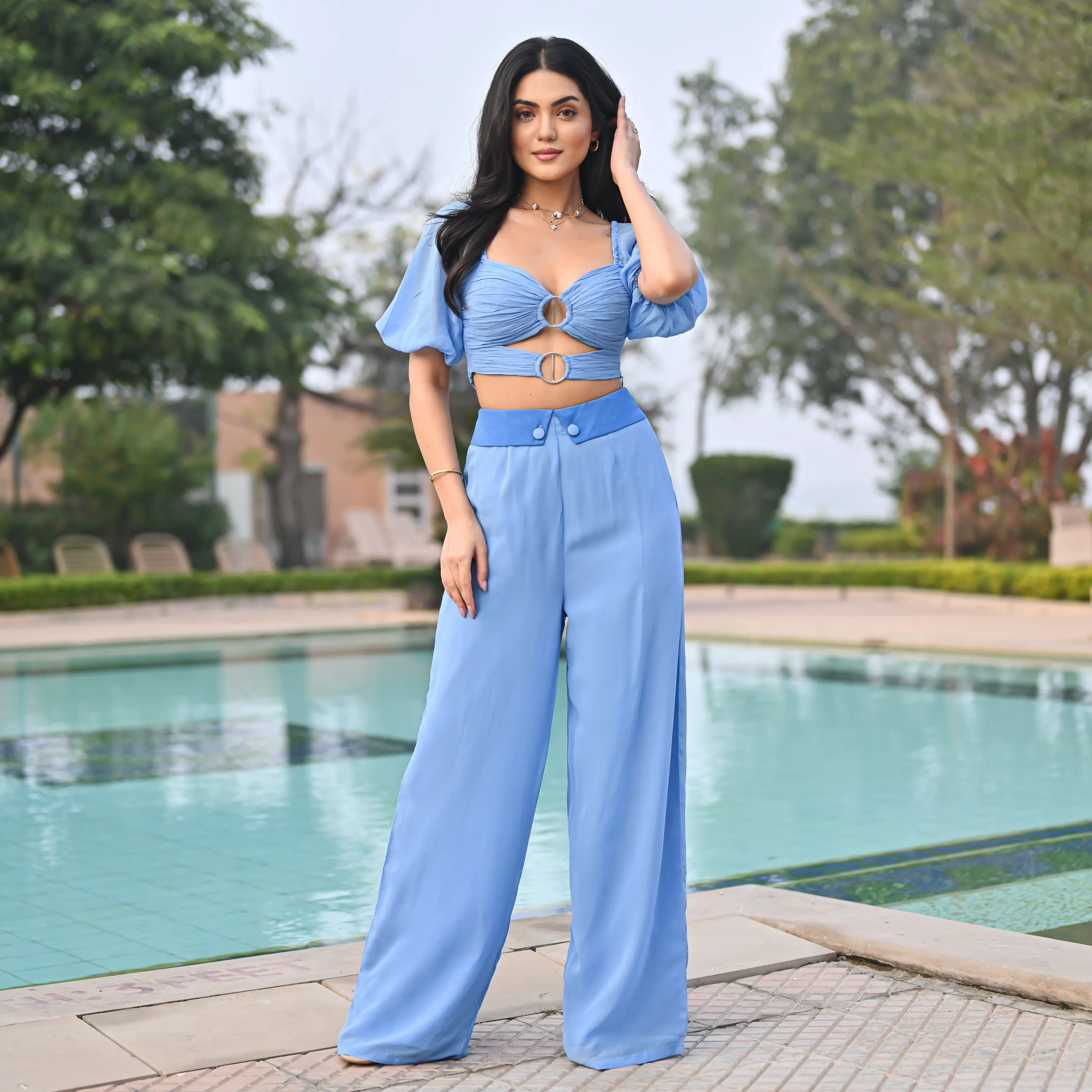 Icy Winds Buckle Co-ord Set