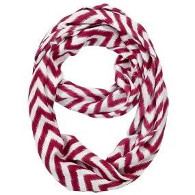 Infinity Neck Scarf Boysenberry Chevron