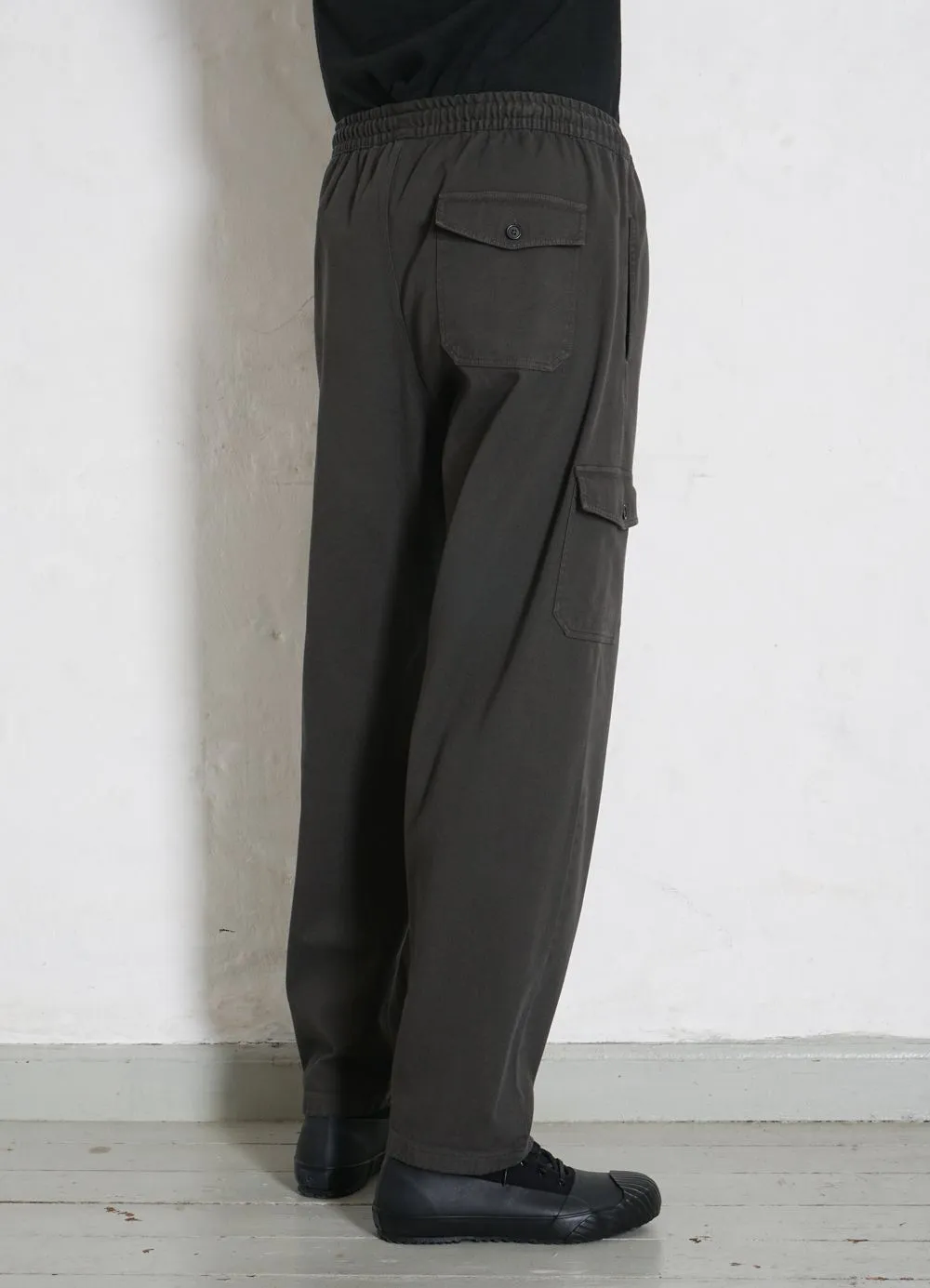 JIMMY | Casual Cargo Drawstring Pants | Dark Forest