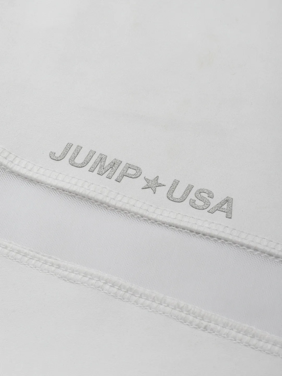 JUMP USA Women White Rapid-Dry Fit Running Tights