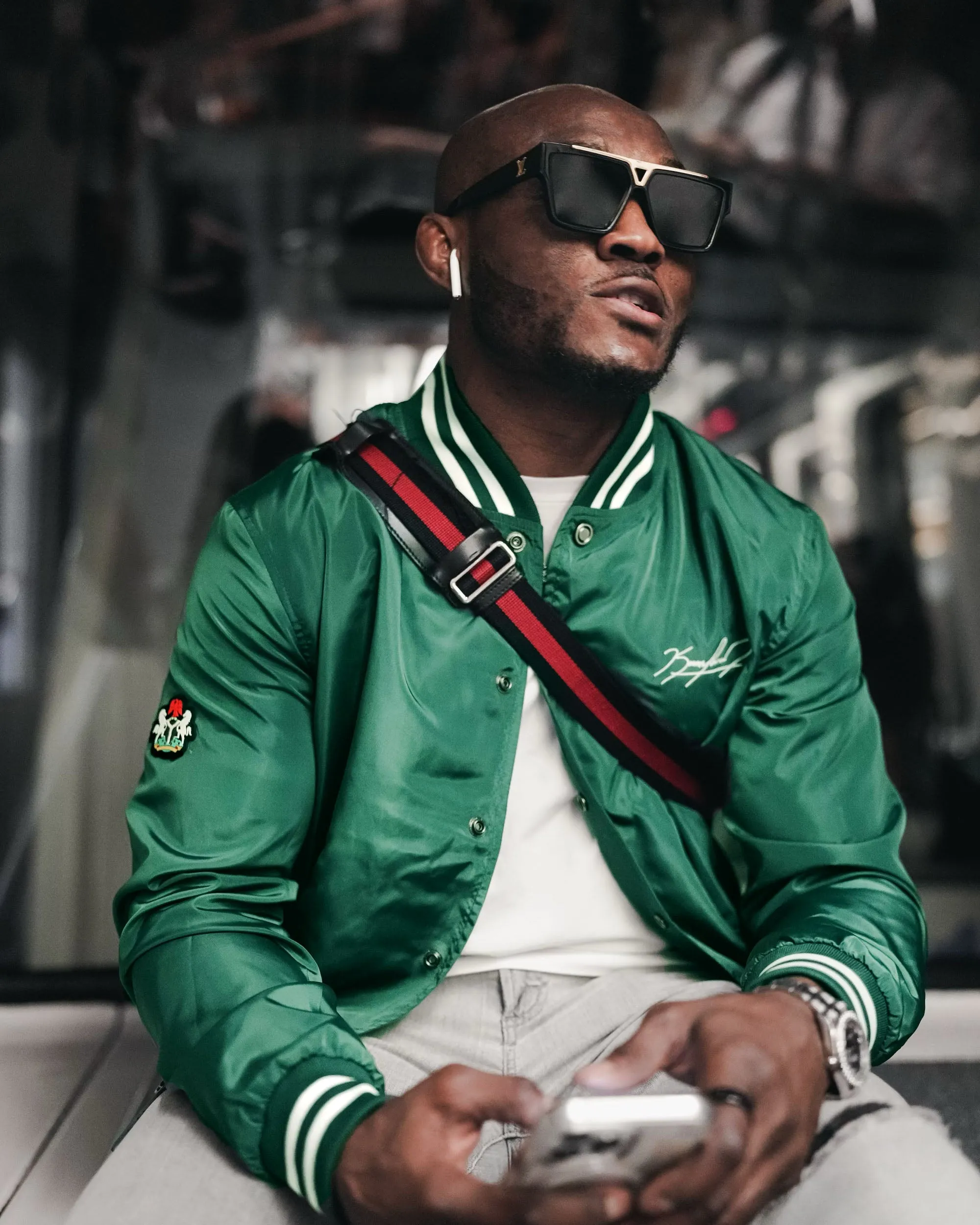 Kamaru Usman - NGHTMR Bomber Jacket - Hunter Green