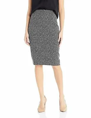 Kasper Womens Jacquard Slim Pencil Skirt Skirt, Size 10