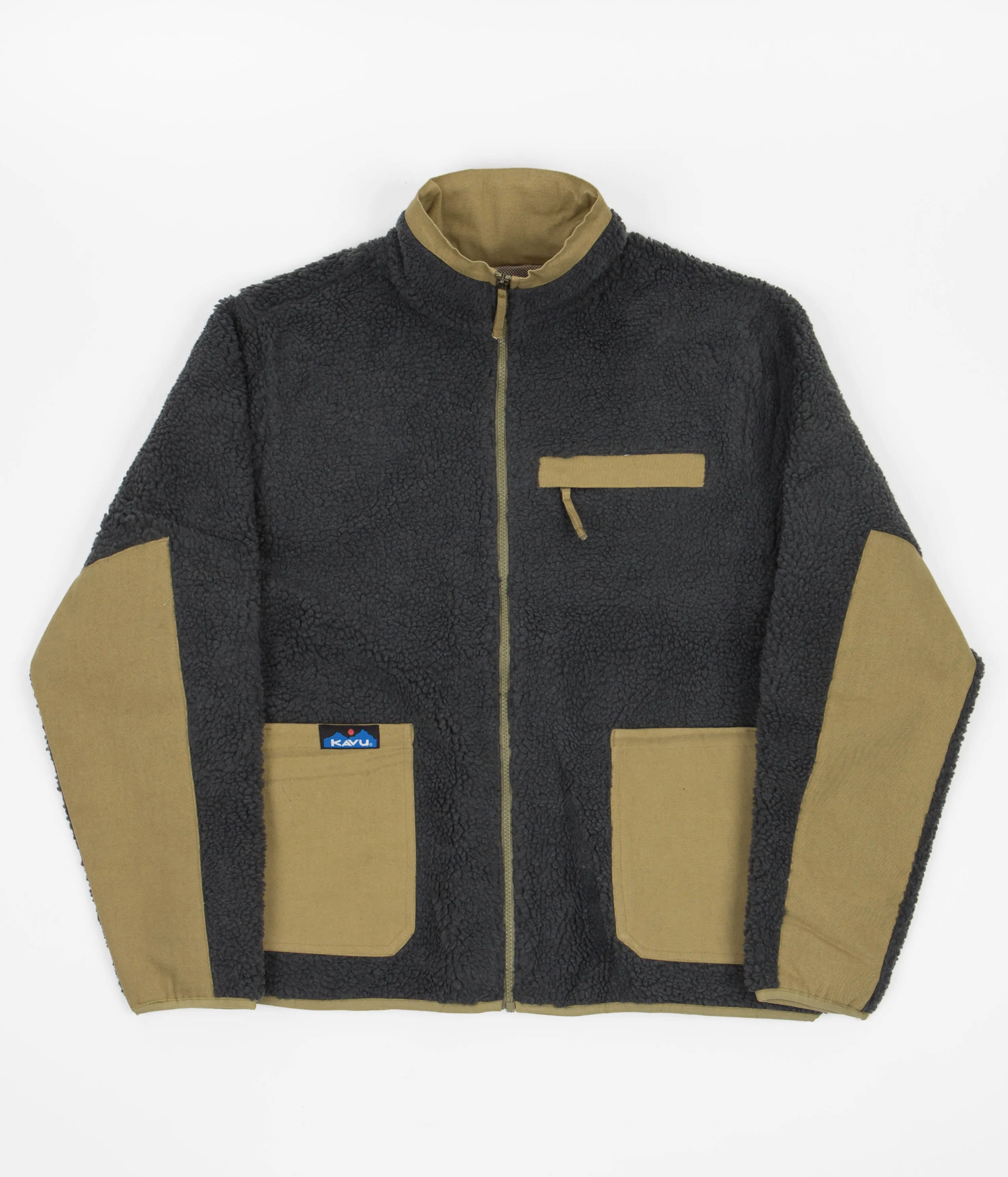 Kavu Reston Fleece Jacket - Dark Shadow