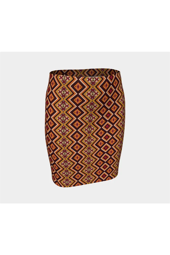 Kente Fitted Skirt