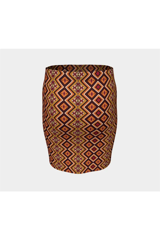 Kente Fitted Skirt