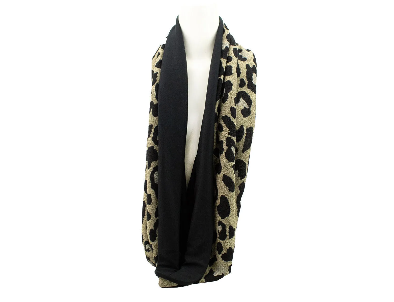 Leopard Print Infinity Scarf