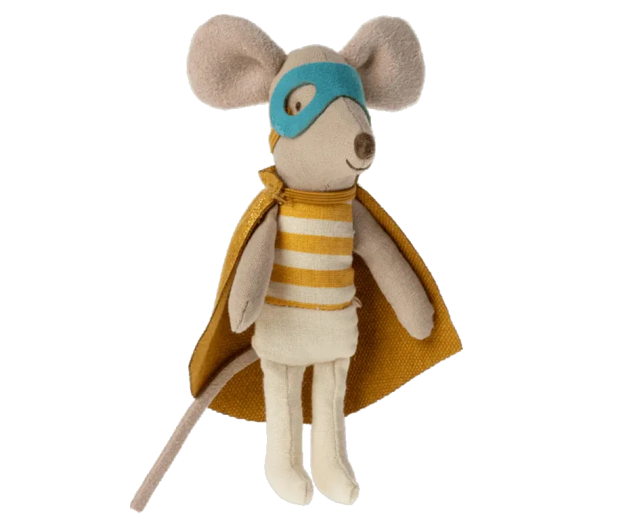 Little Brother Superhero Mouse in Box