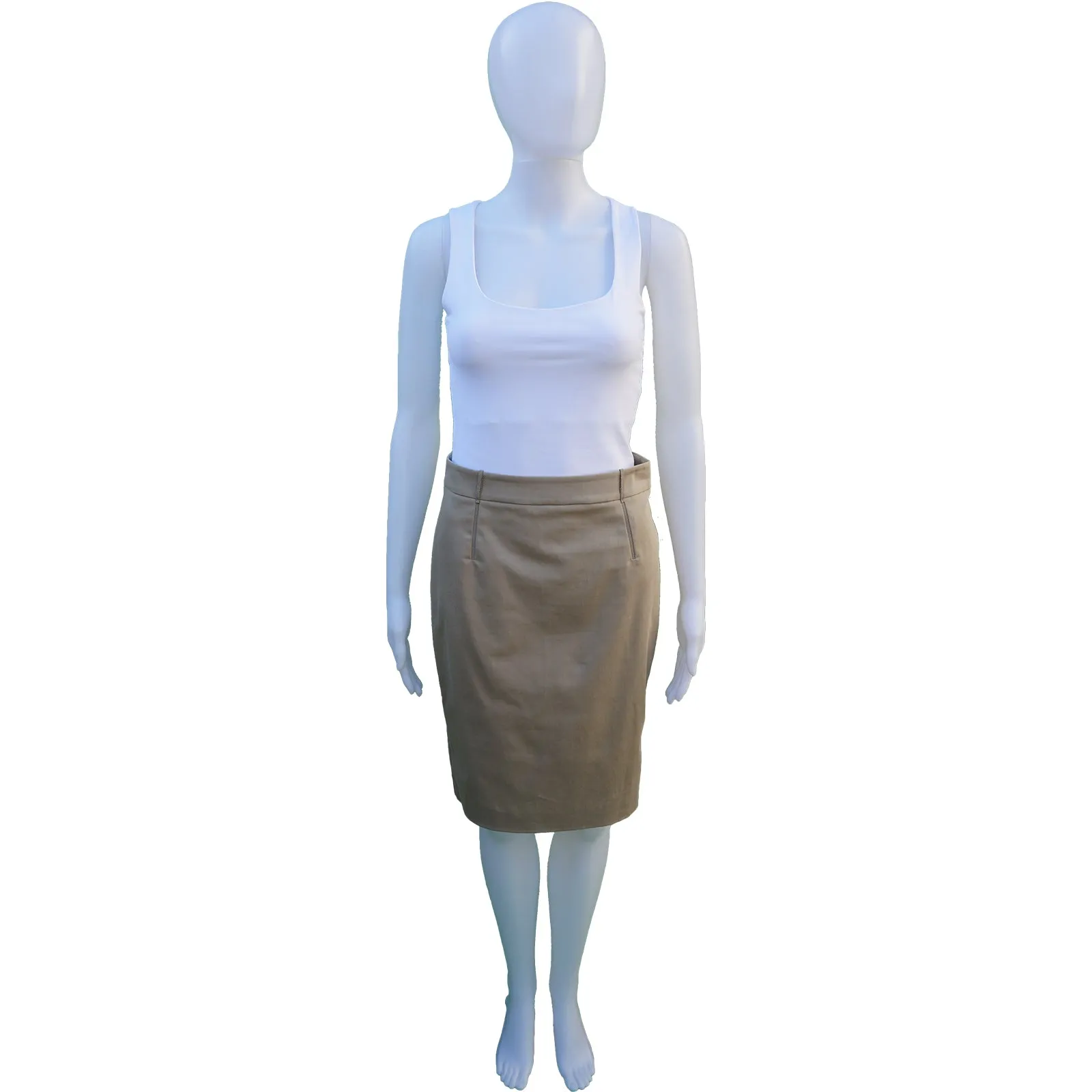 LORO PIANA KNEE-LENGTH PENCIL SKIRT