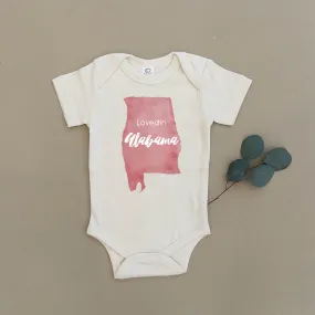 Loved in Alabama Organic Baby Onesie®