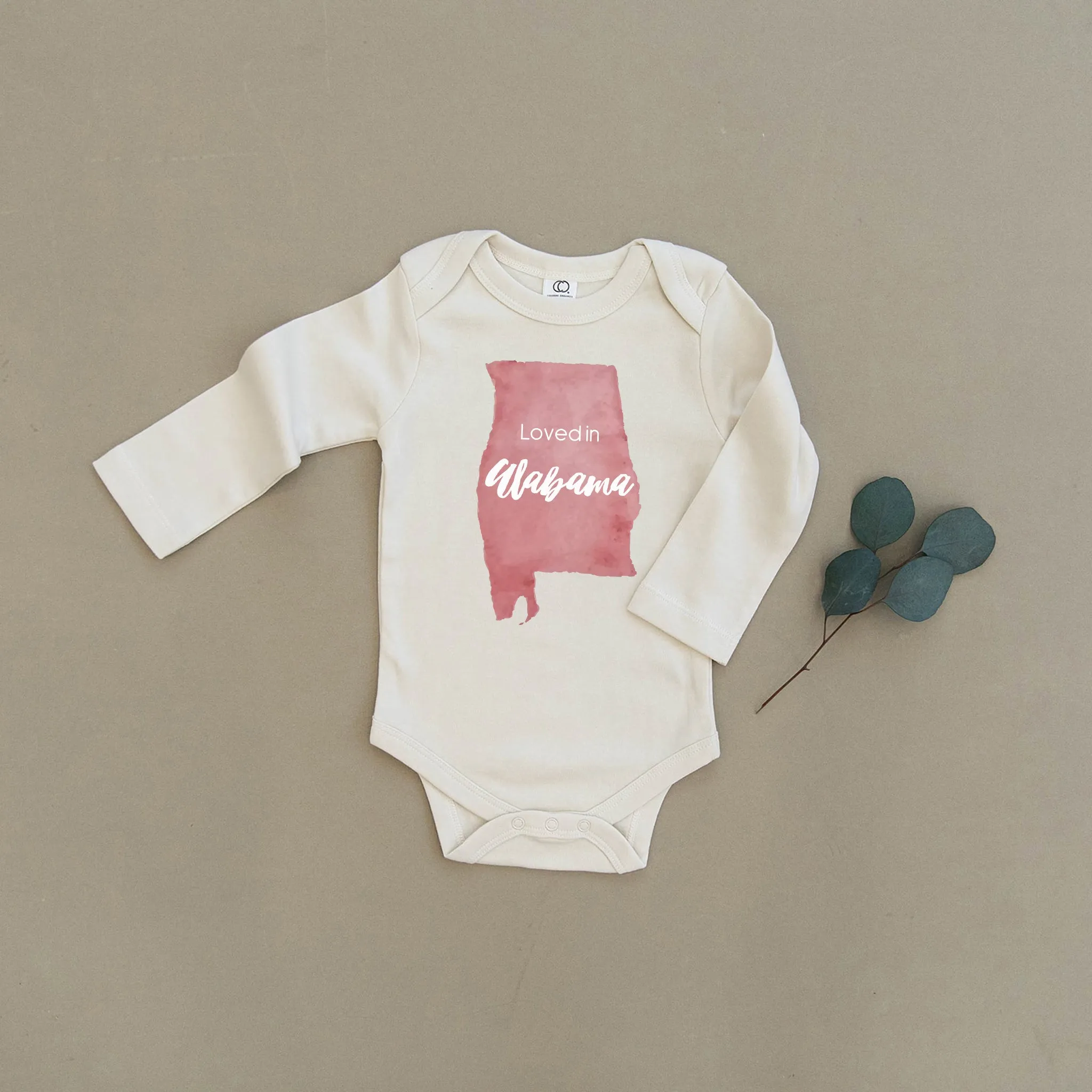 Loved in Alabama Organic Baby Onesie®