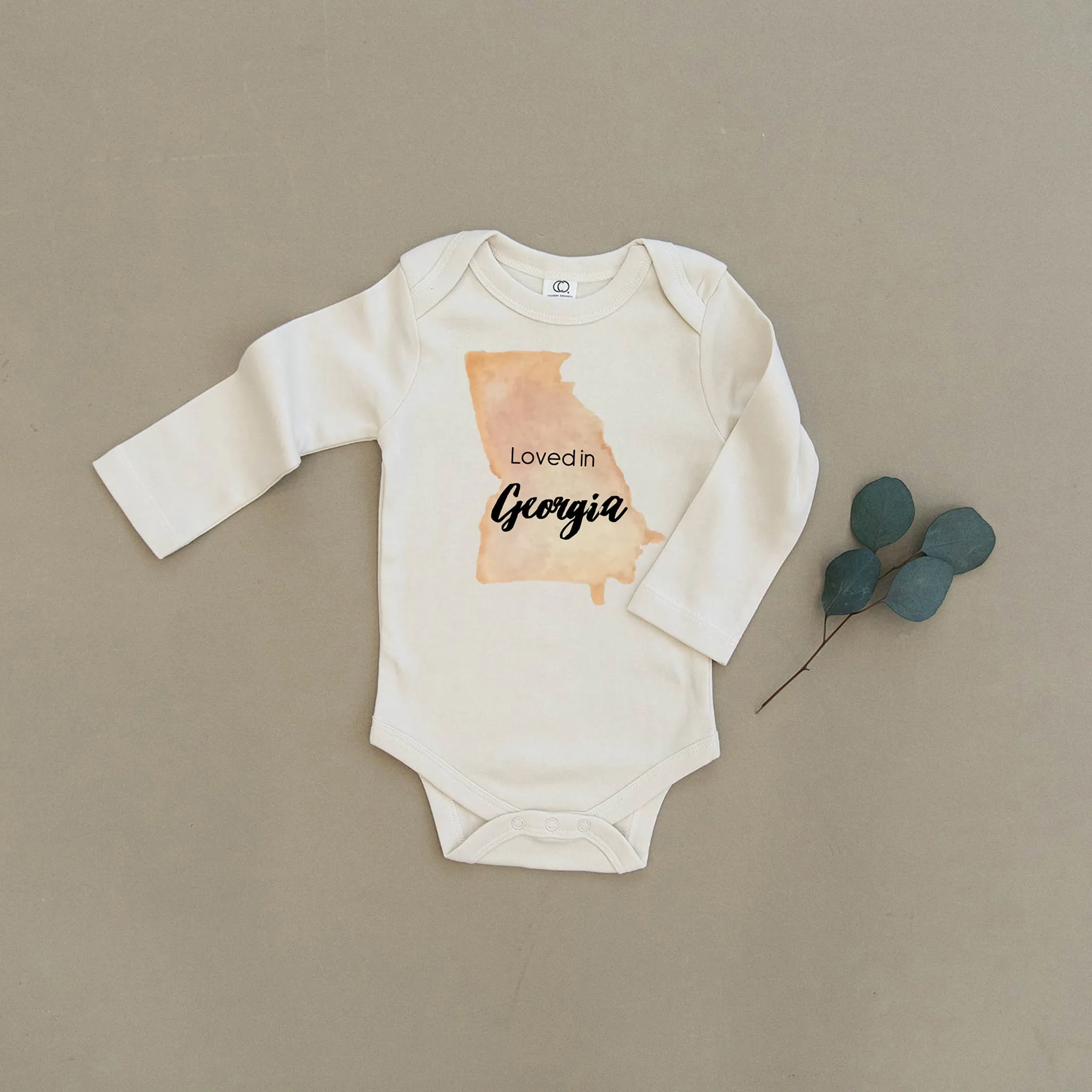 Loved in Georgia Organic Baby Onesie®