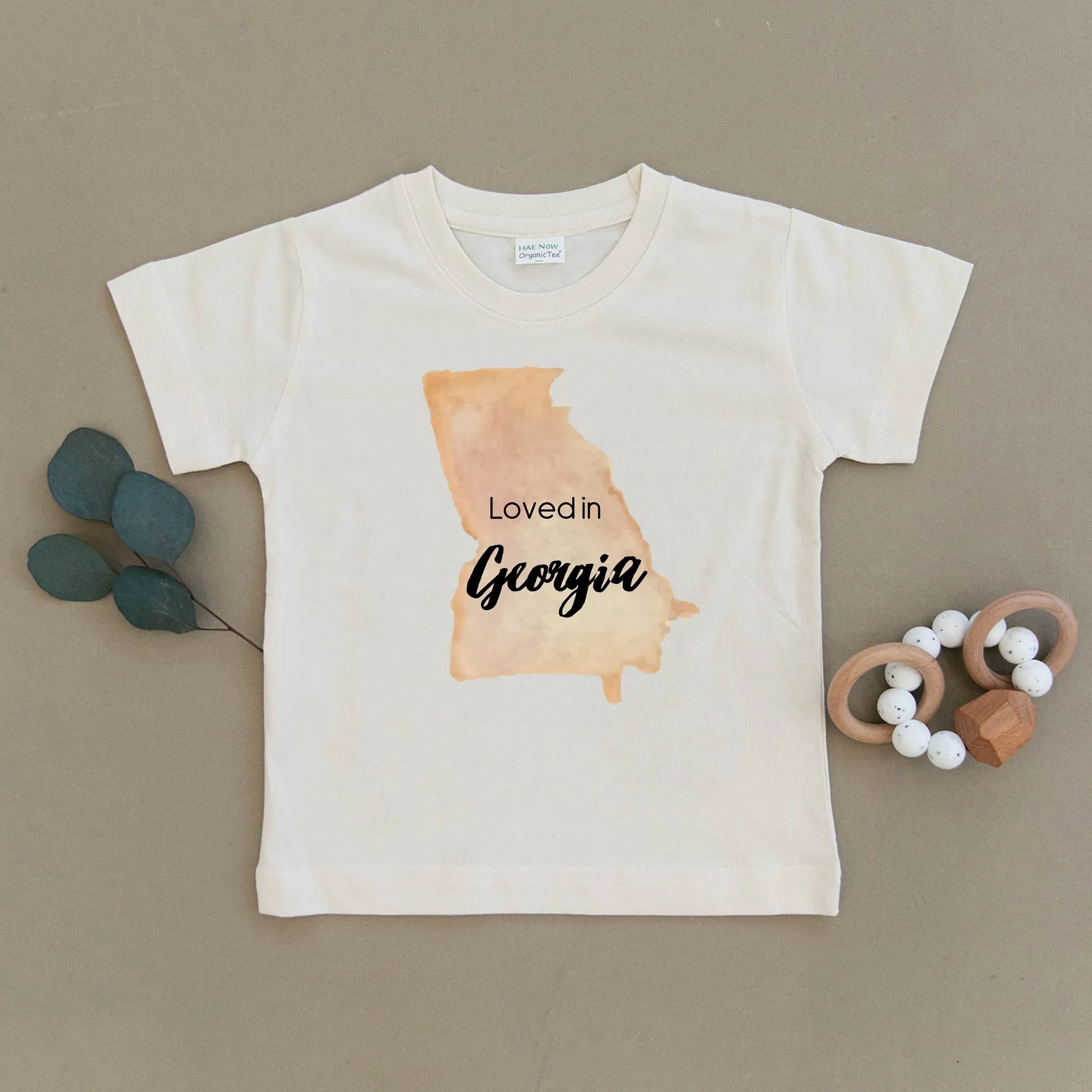 Loved in Georgia Organic Toddler Tee