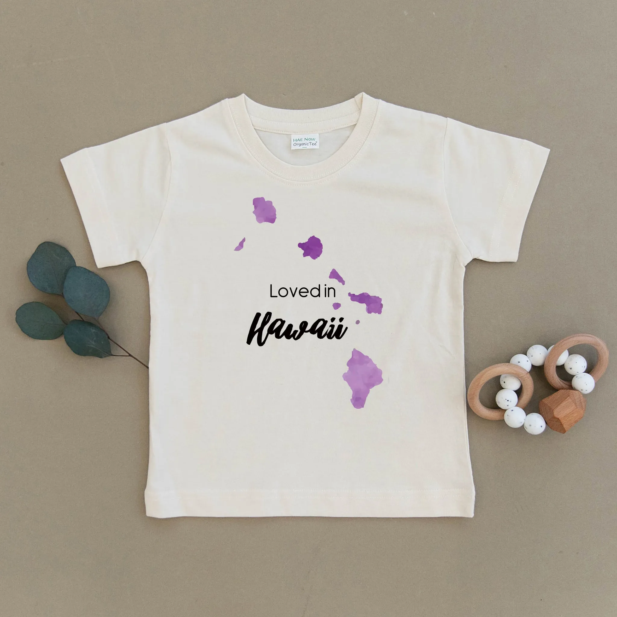 Loved in Hawaii Organic Toddler Tee