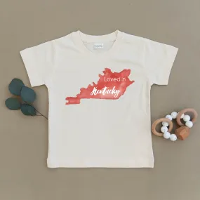 Loved in Kentucky Organic Toddler Tee