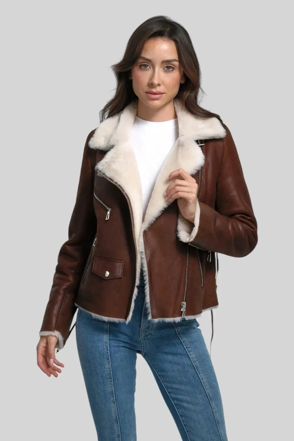 Luisa Sheepskin Jacket