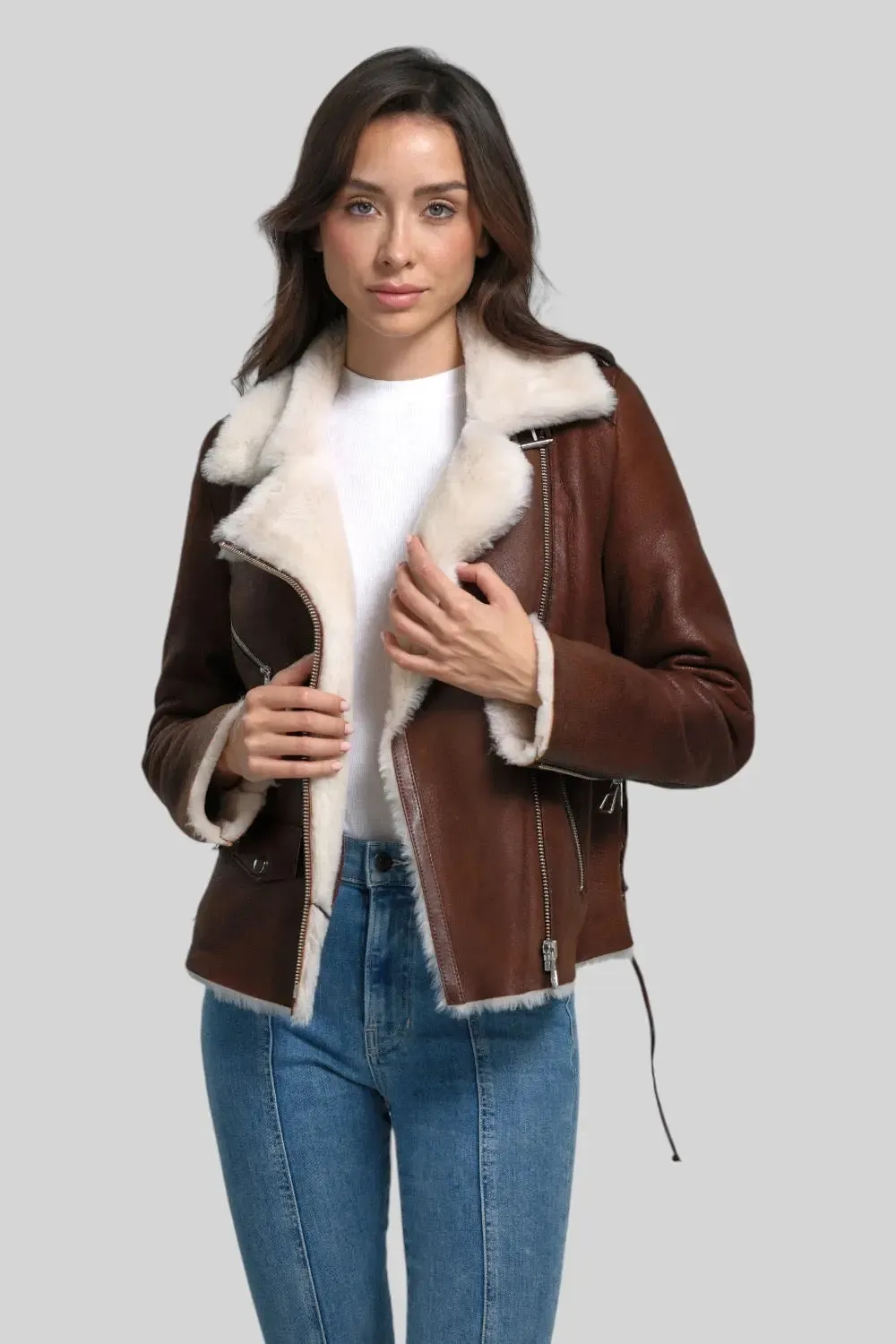 Luisa Sheepskin Jacket