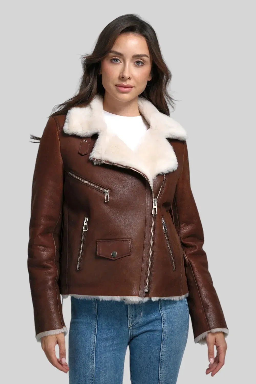 Luisa Sheepskin Jacket