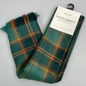 Luxury Lightweight Scarf in All Ireland Green Tartan