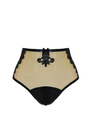 Maia Crotchless High Waist Knicker