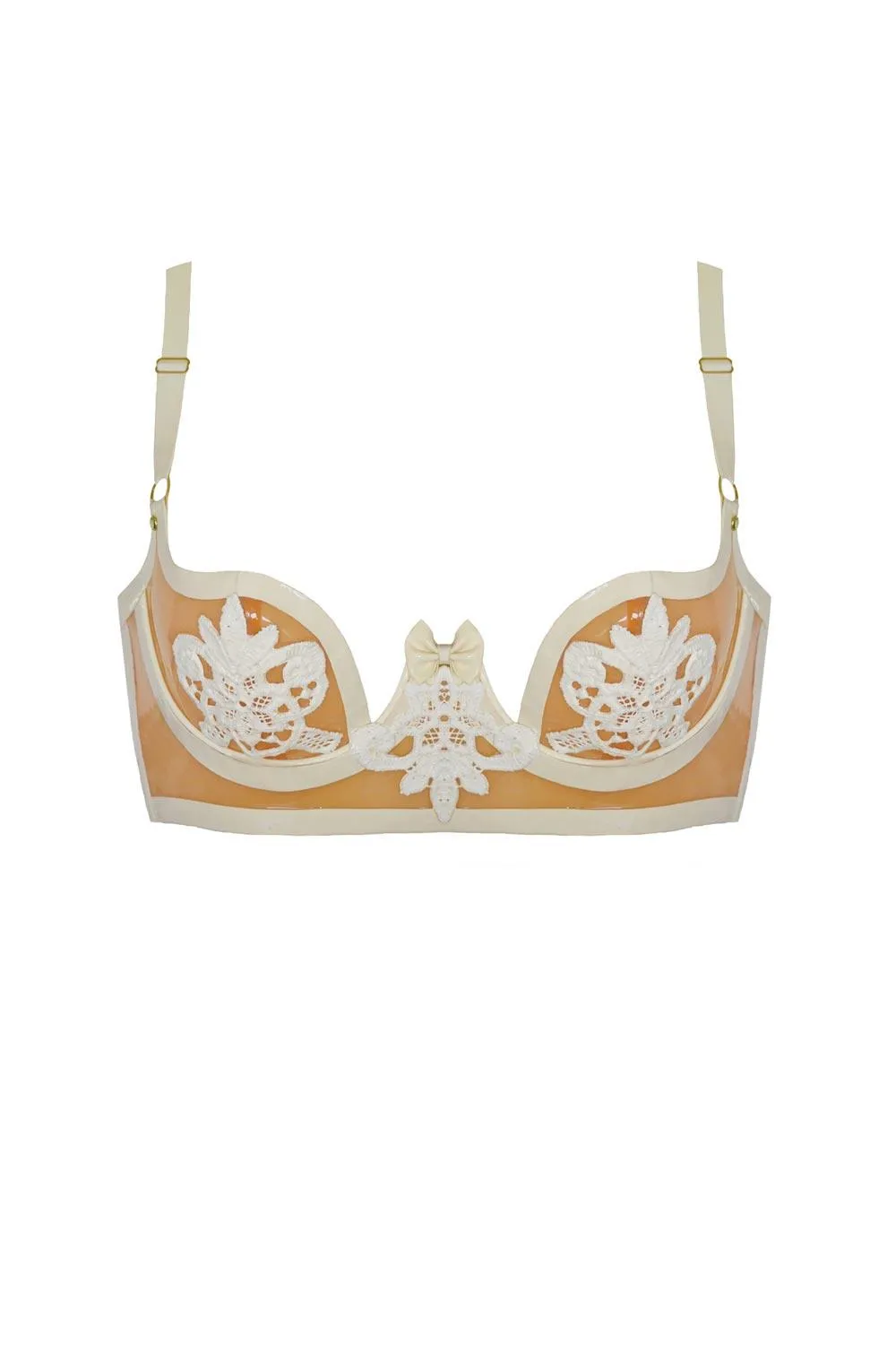 Maia Latex Quarter Cup Bra