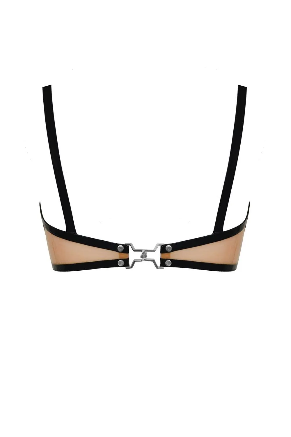 Maia Latex Quarter Cup Bra