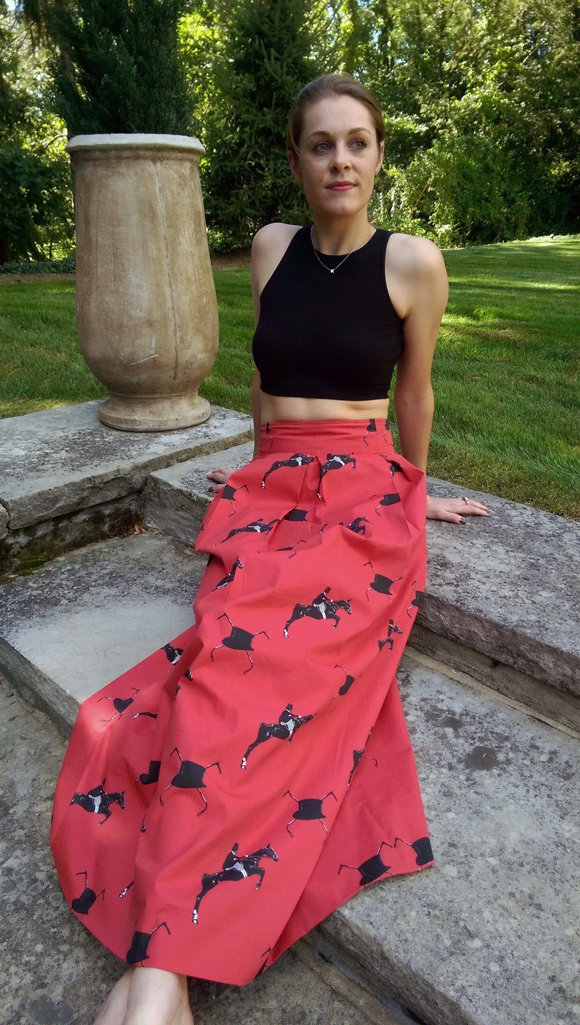 MAUREEN SKIRT IN POPPY