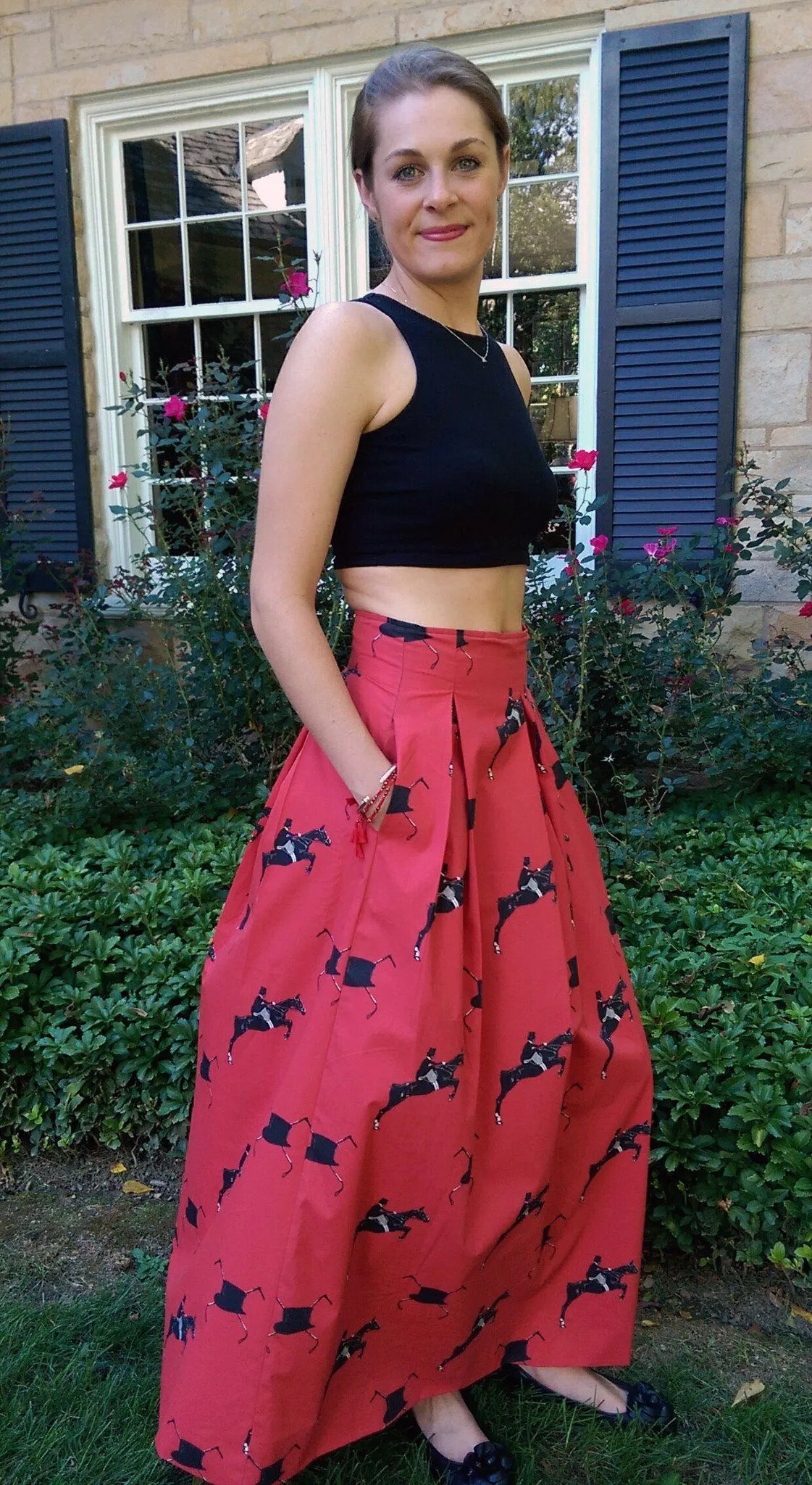 MAUREEN SKIRT IN POPPY