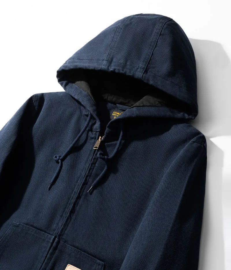 Men's cotton jacket thick hooded cotton jacket