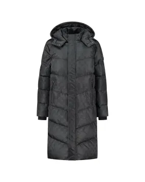 Monogram Brand Coat - Zwart